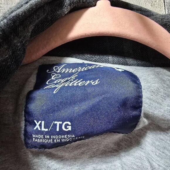 American Eagle Vintage Y2K Grey Plaid Jacket - Picture 4 of 5